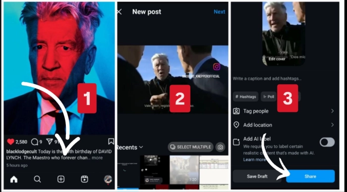 Increase Instagram reels length by Using regular posts