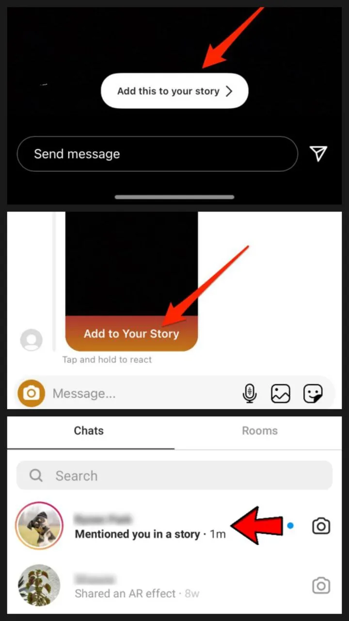 How to use the &ldquo;Add to your story&rdquo; option