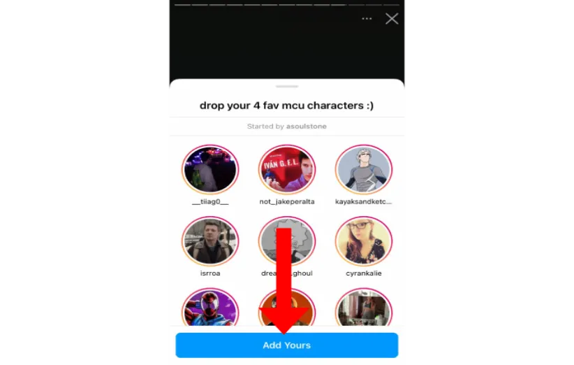 Use others Add Yours