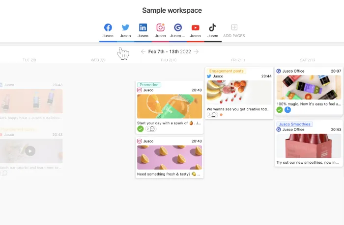 Planable and scheduling Instagram posts 